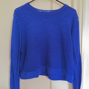 Royal Blue Long Sleeve Top
